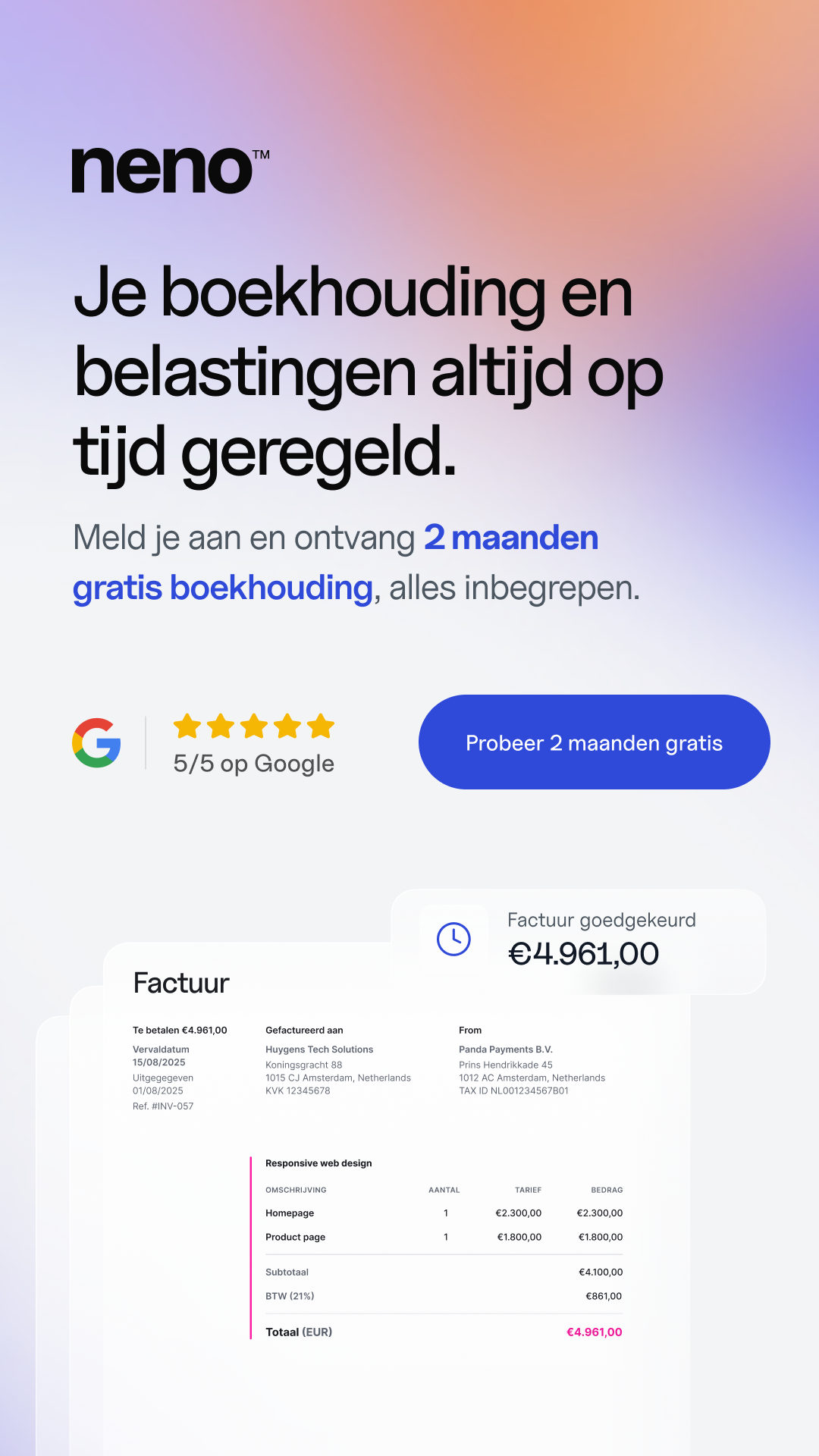Neno Facebook ad from Mar 27, 2026