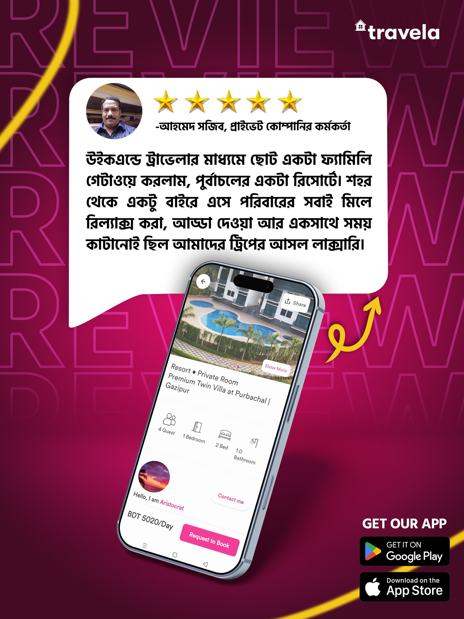Travela Facebook ad