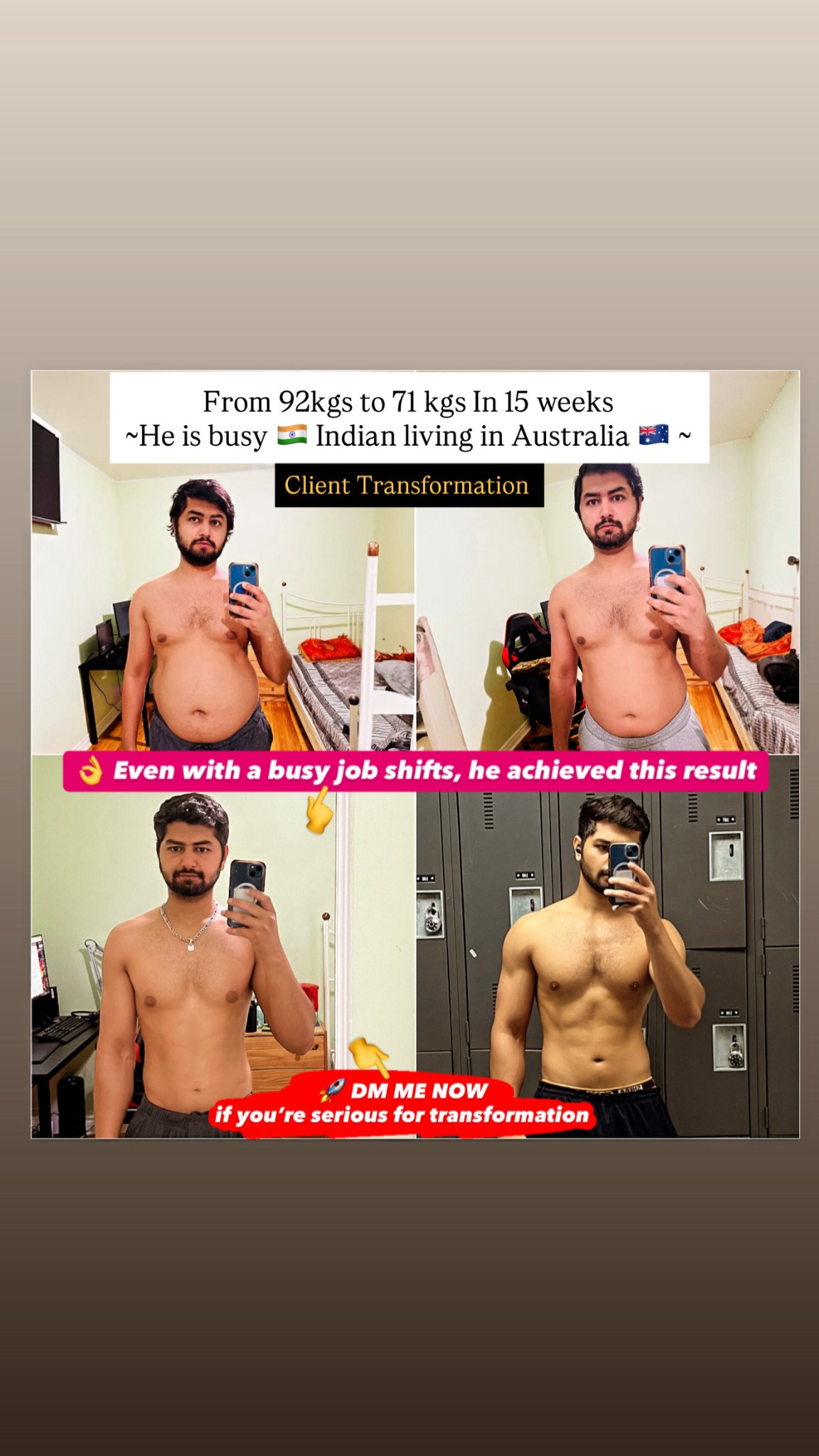 Dhruv fitness - Online Coach Facebook ad