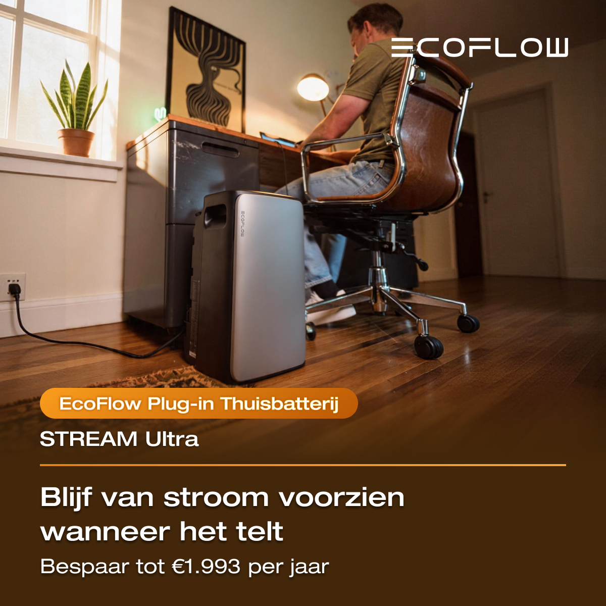 EcoFlow NL Facebook ad: EcoFlow Plug-in Thuisbatterij