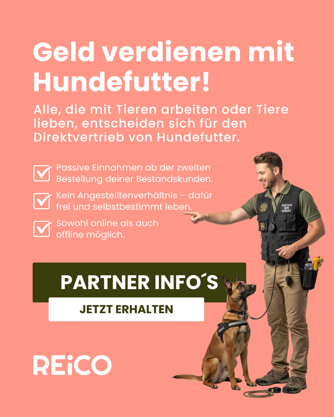 Hundemahlzeit.de Facebook ad: Wiederkehrende Einnahmen durch den Direktvertrieb von…