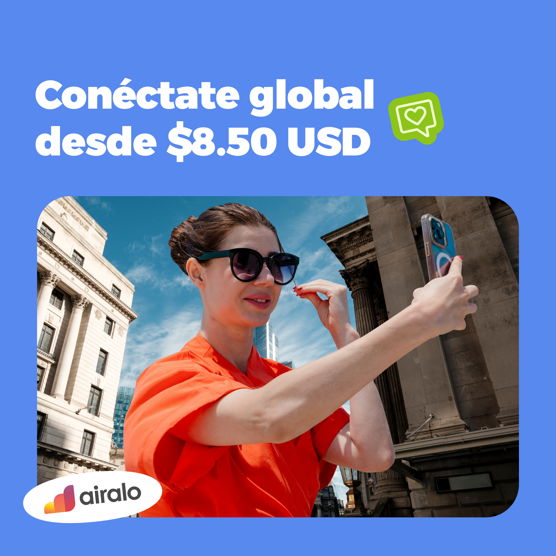 Airalo Global eSIM Store Facebook ad