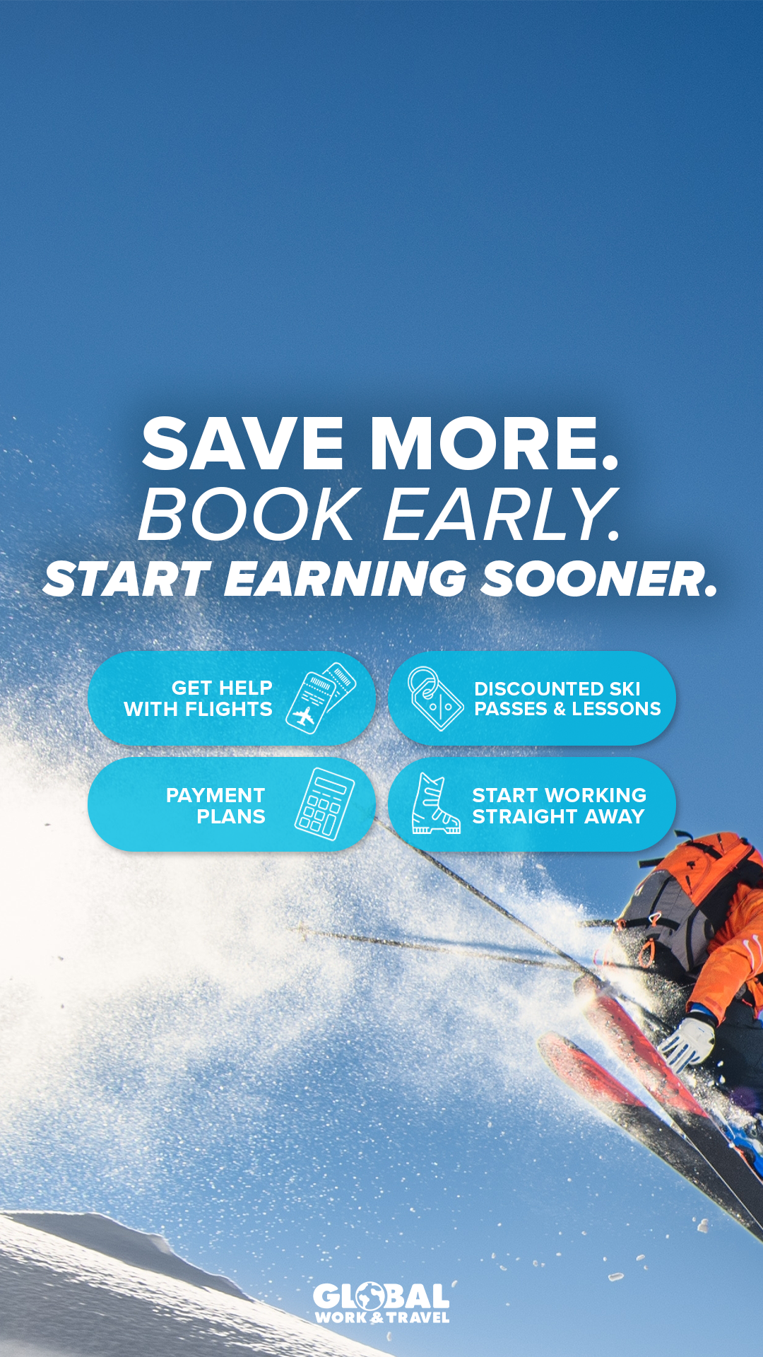 Global Work & Travel Facebook ad