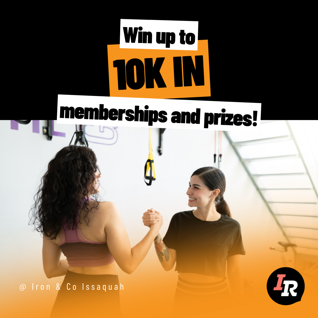 Iron & Co Issaquah Facebook ad: ๐๐ฎ๐ซ๐ง ๐
๐๐ญ & ๐๐๐ ๐๐๐!