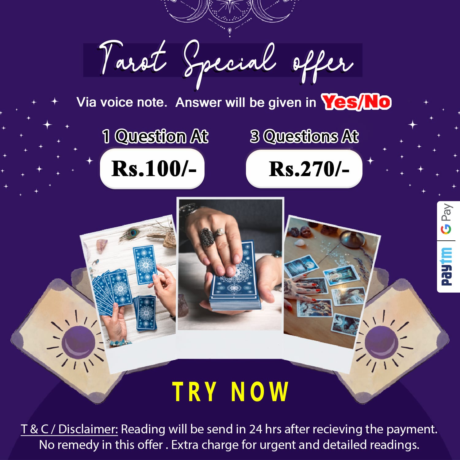 Tina Readings Facebook ad