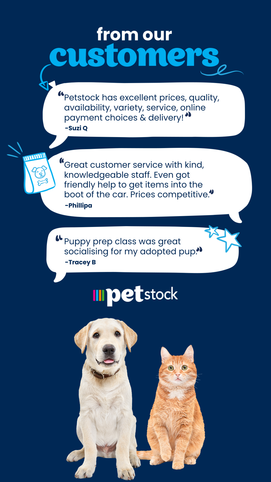 Petstock Facebook ad