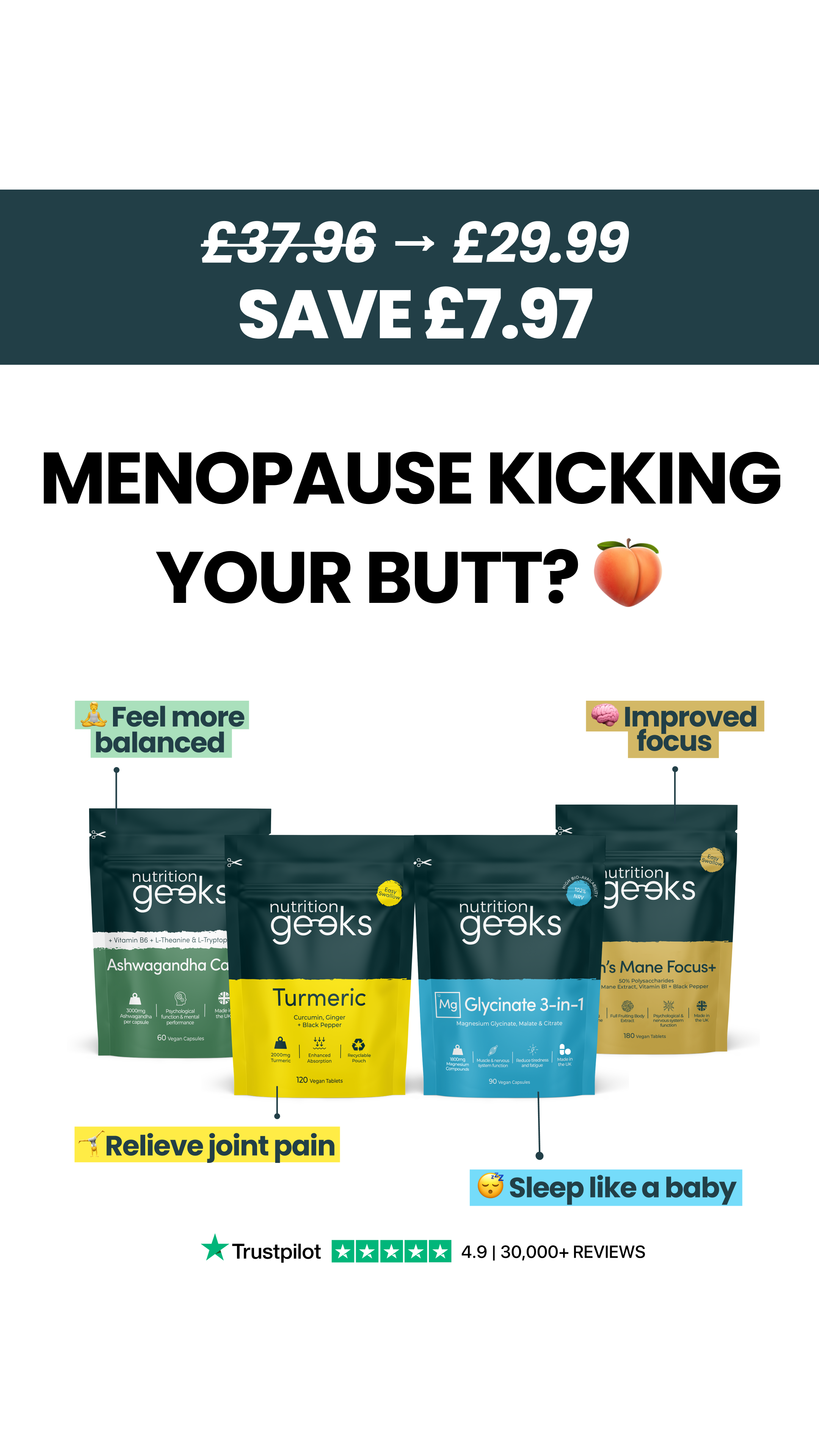 Nutrition Geeks Facebook ad