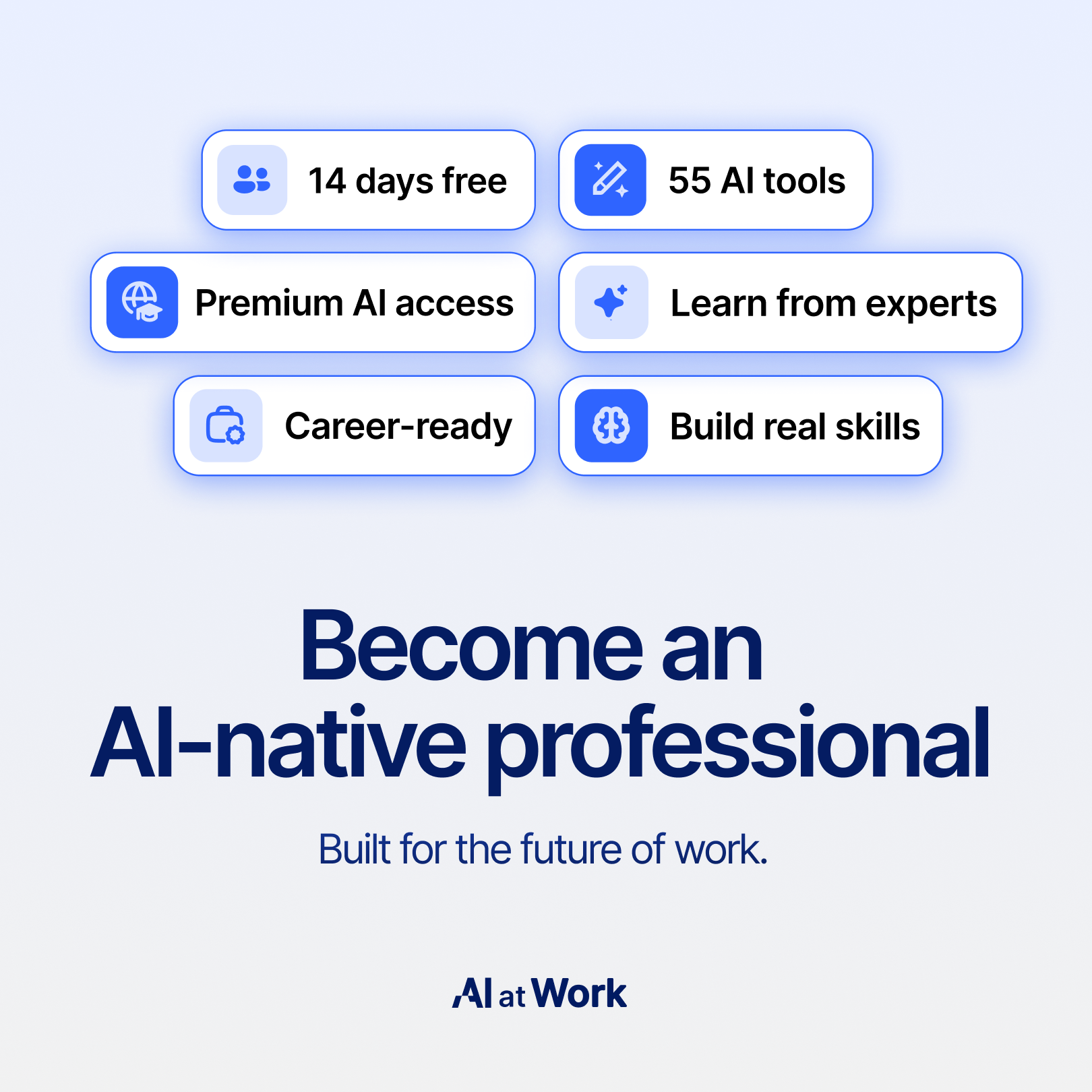 AIatWork Facebook ad: Worried AI will change your job?