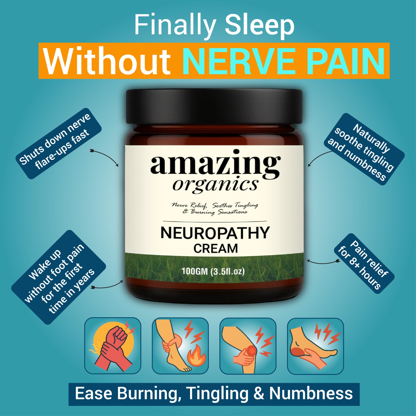 Amazing Organics IN Facebook ad