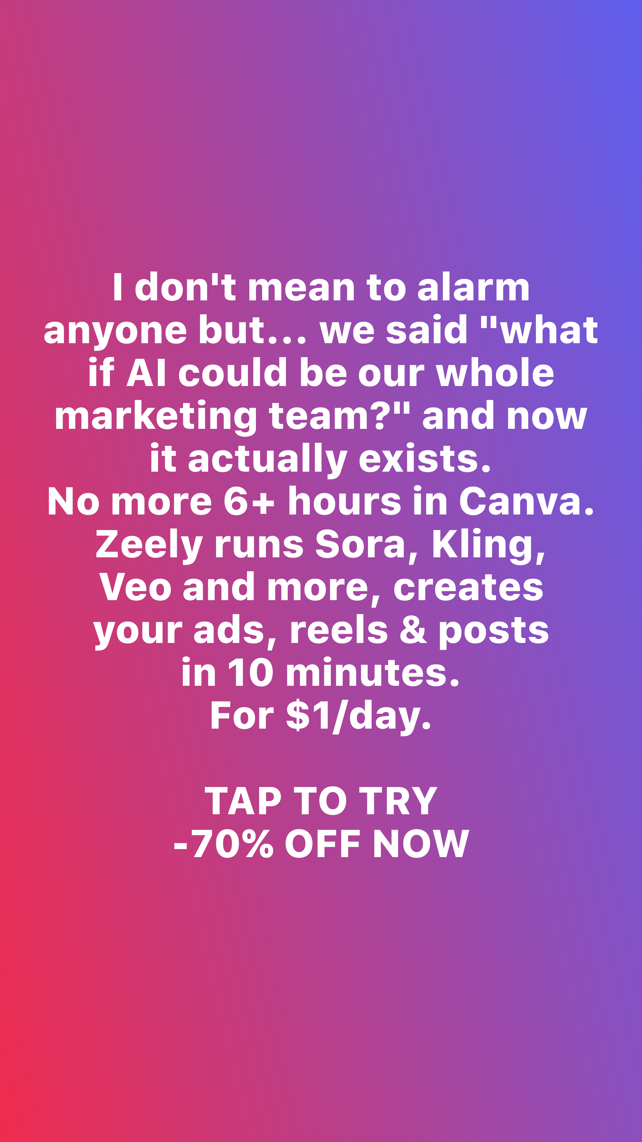 Zeely Facebook ad