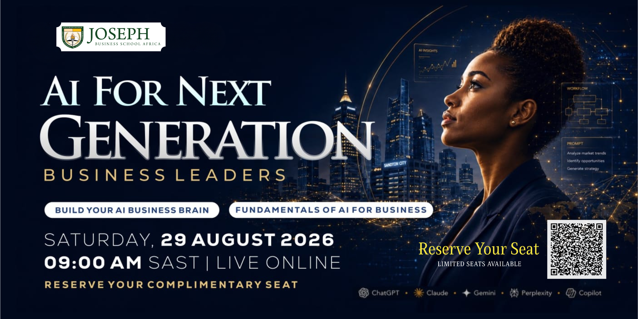 Joseph Business School SA Facebook ad from Jul 16, 2026