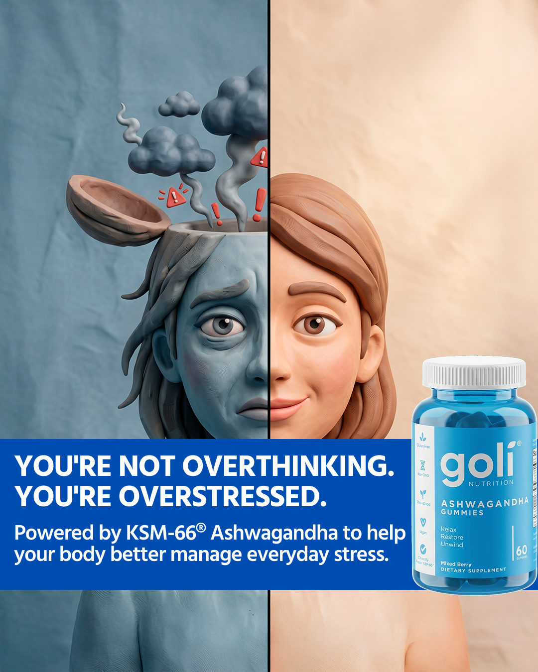 Goli Facebook ad: Done Saying I’m Fine?