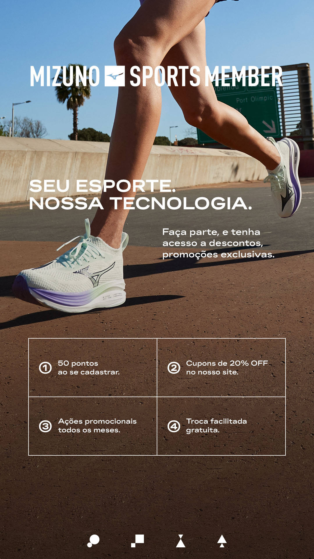 Mizuno Facebook ad