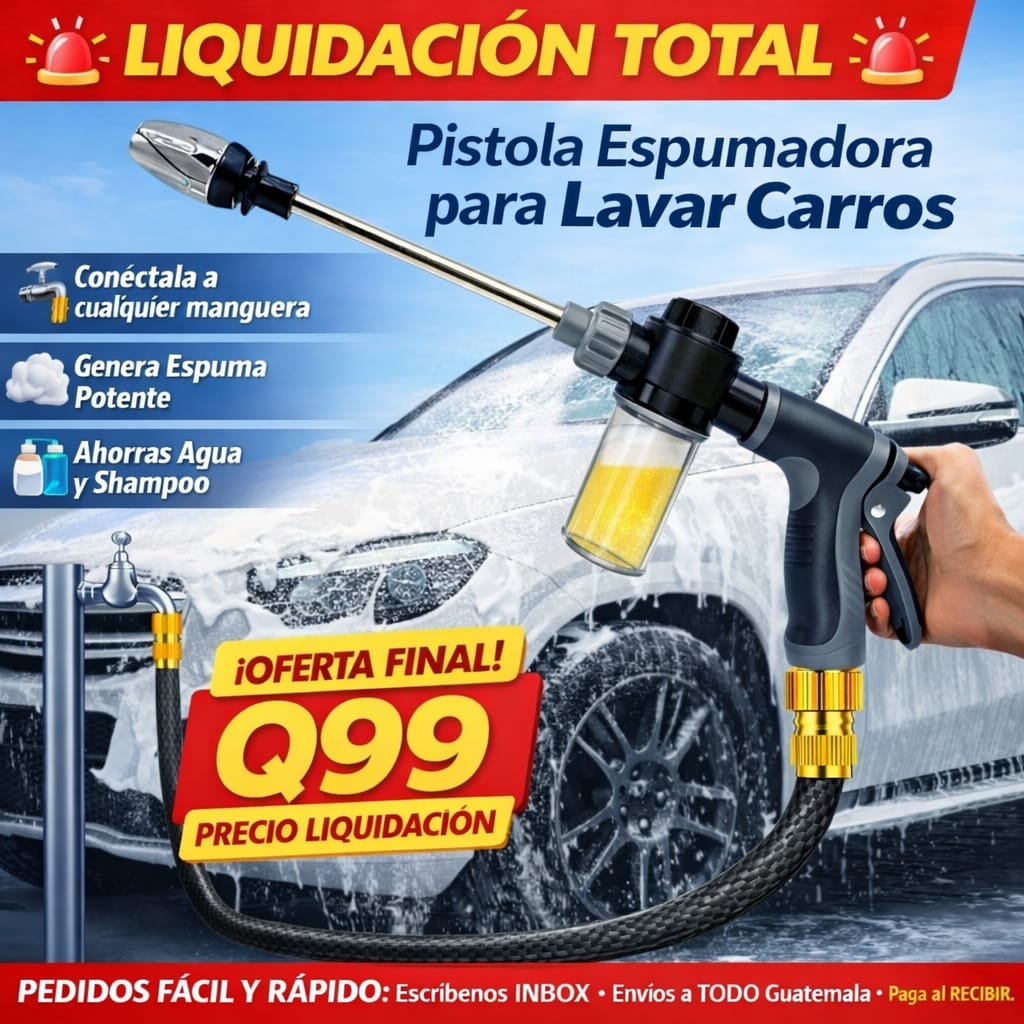 Guate compras GT Facebook ad: Pistola Espumadora Q99