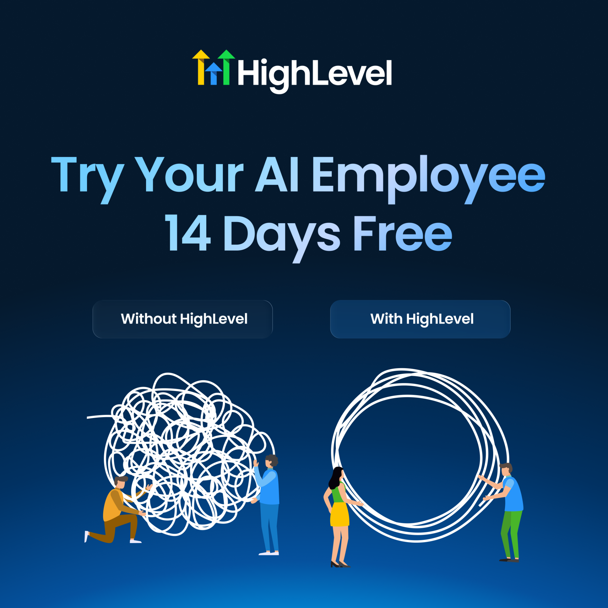 Karma Media Facebook ad: Try Your AI Assistant Free for 14 Days