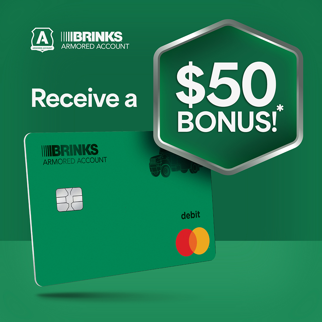 Brink's Facebook ad: A Bonus* Worth Grabbing!