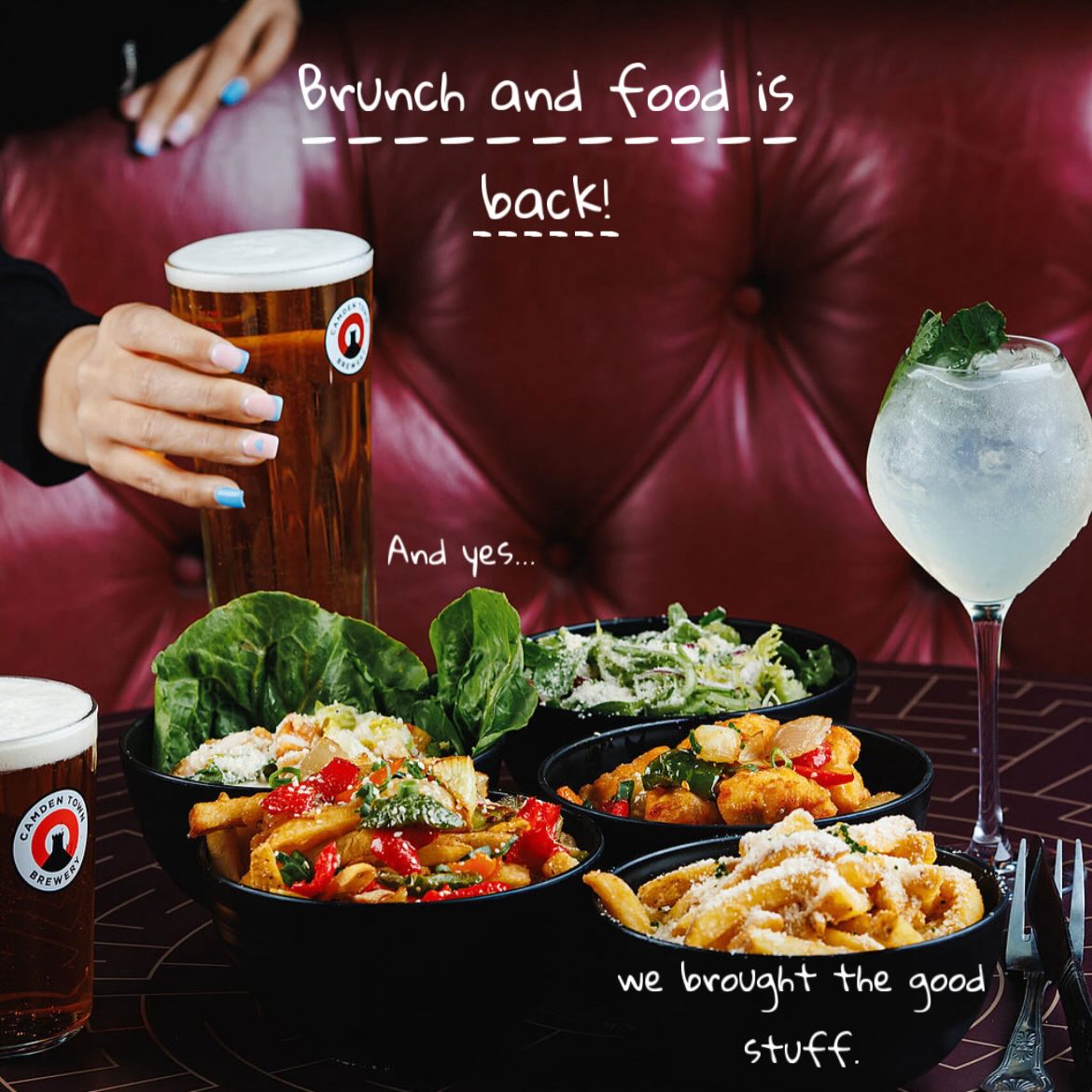 Impossible - MCR Facebook ad: Brunch is back at Impossible Manchester!