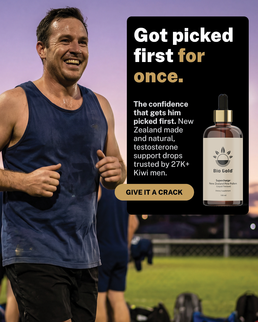Bio Gold NZ Facebook ad