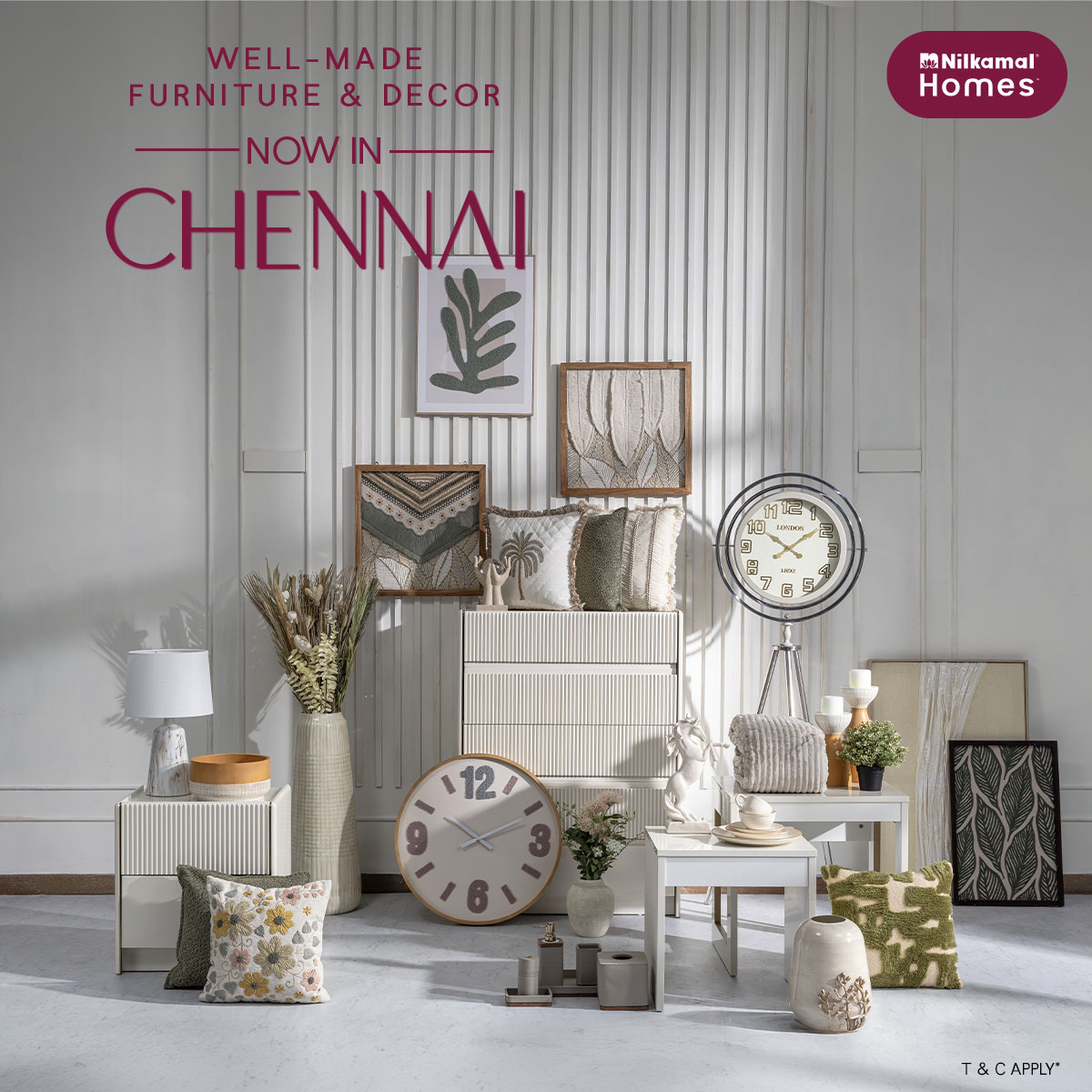 Nilkamal Homes Facebook ad: Chennai, we are here!