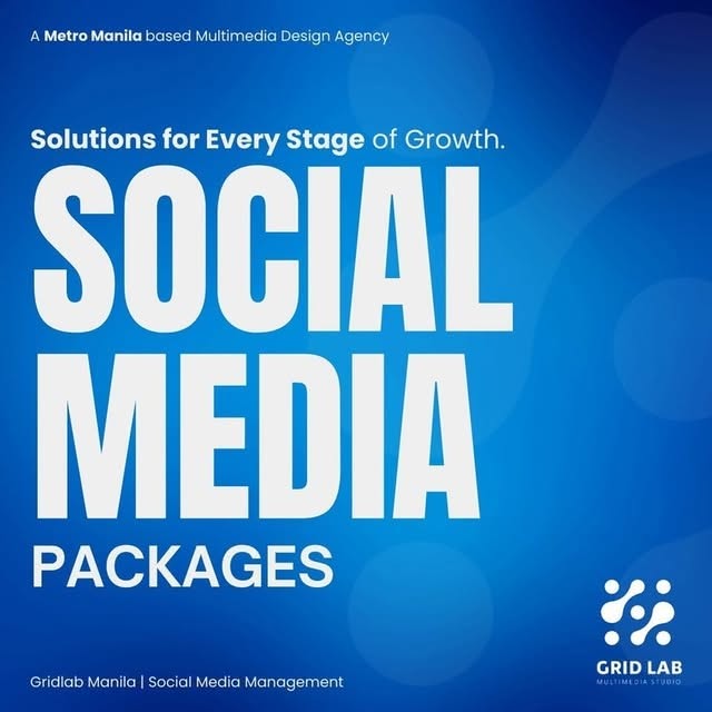 Grid Lab Studios Facebook ad: Too busy to manage your socials?
