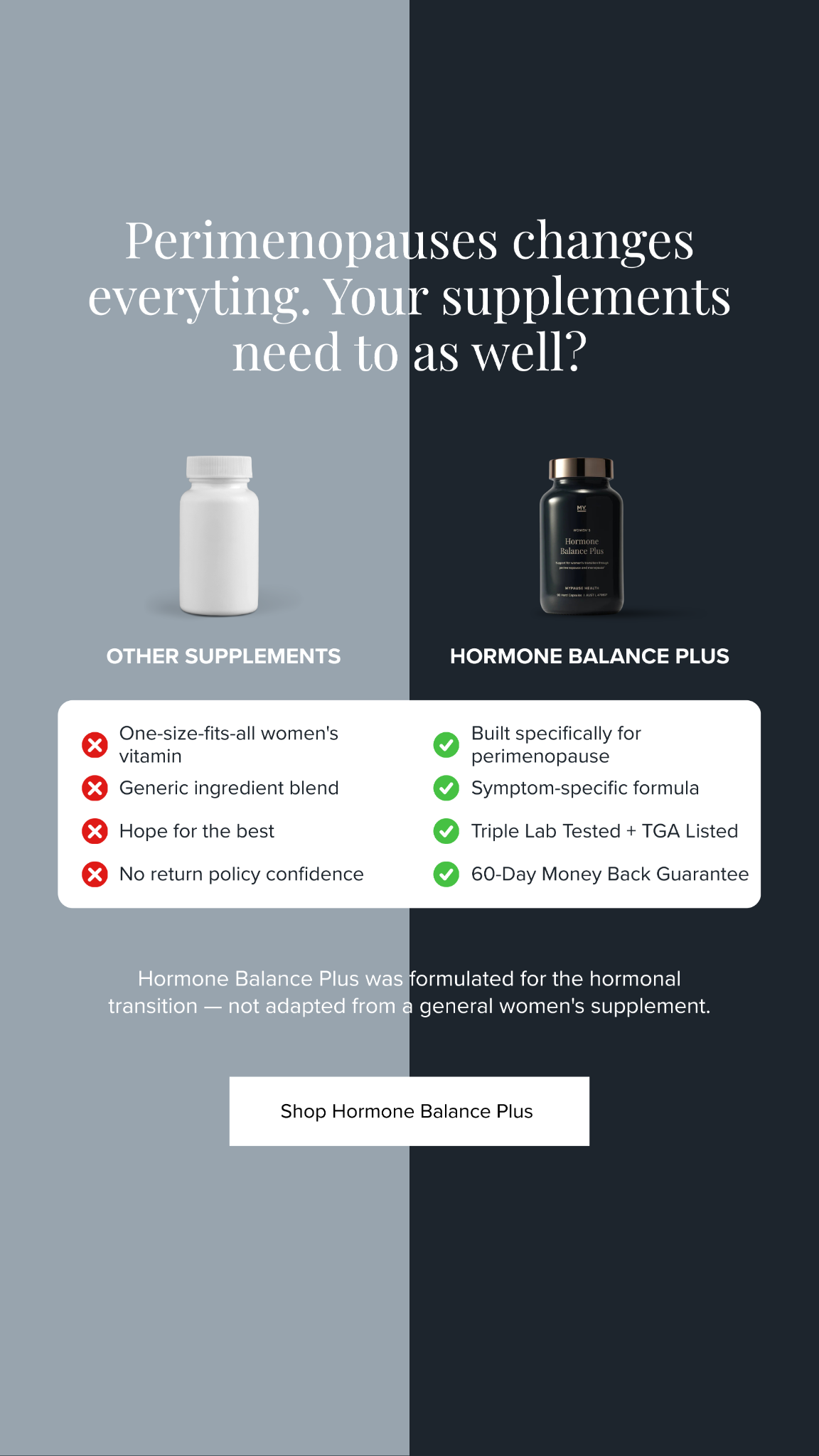 MyPause Health Facebook ad
