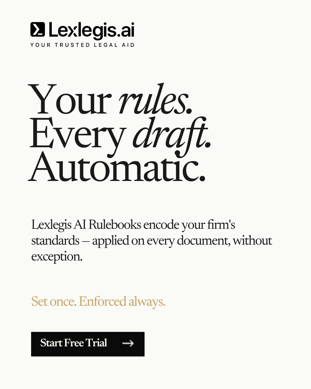 Lexlegis.ai Facebook ad