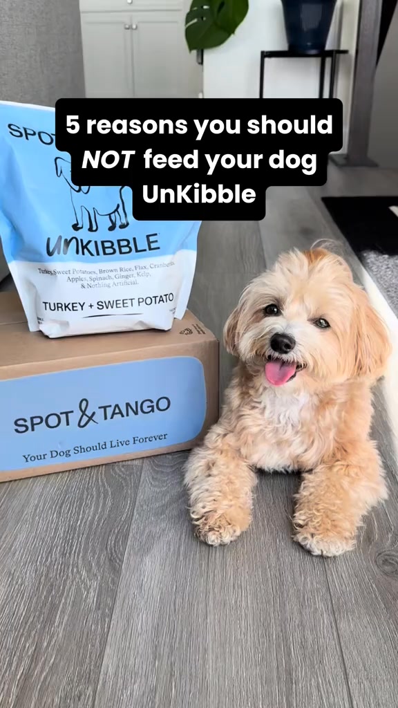 olliepopmaltipoo Facebook ad: UnKibble, Try for 50% Off Today