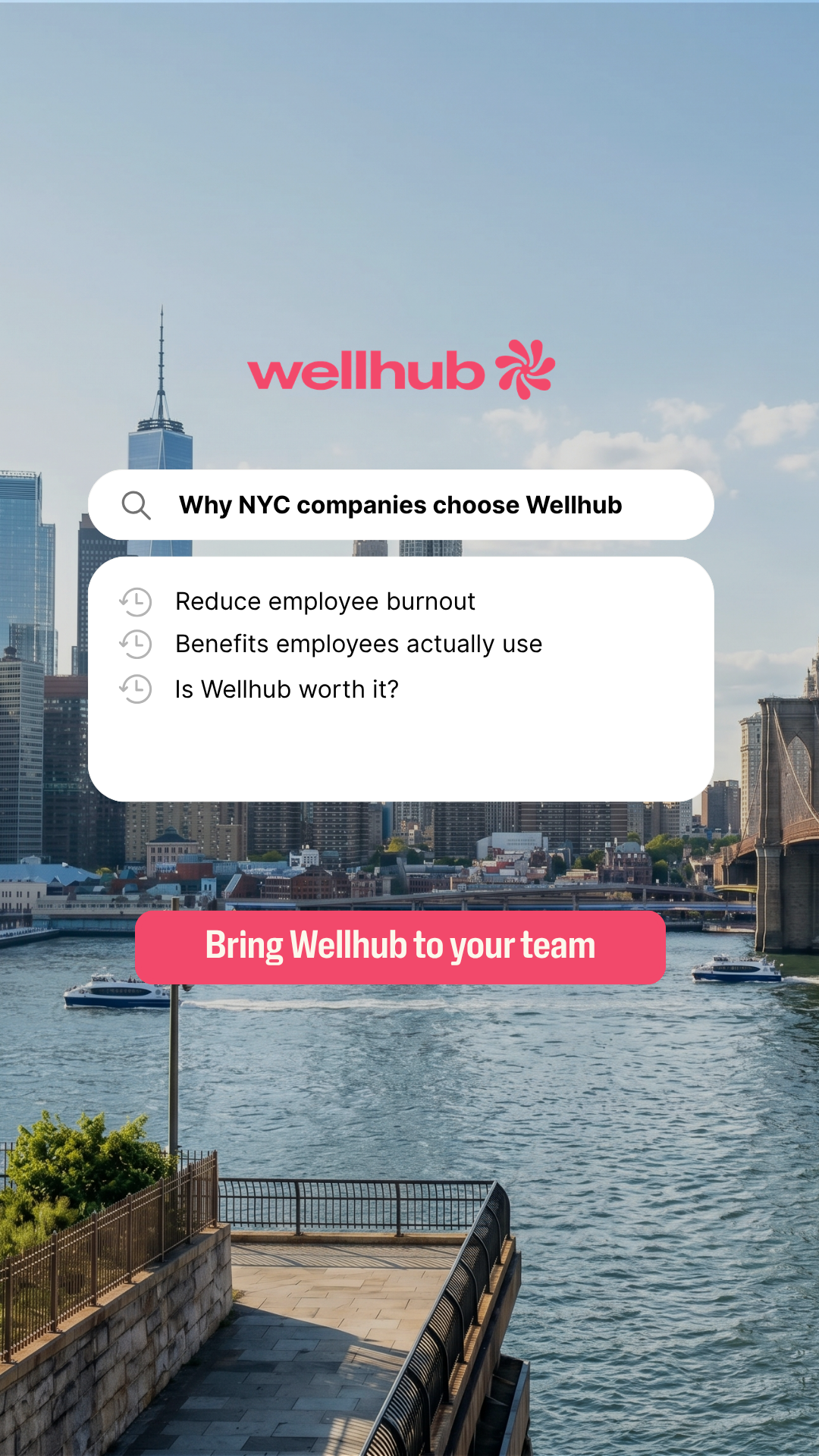 Wellhub Facebook ad