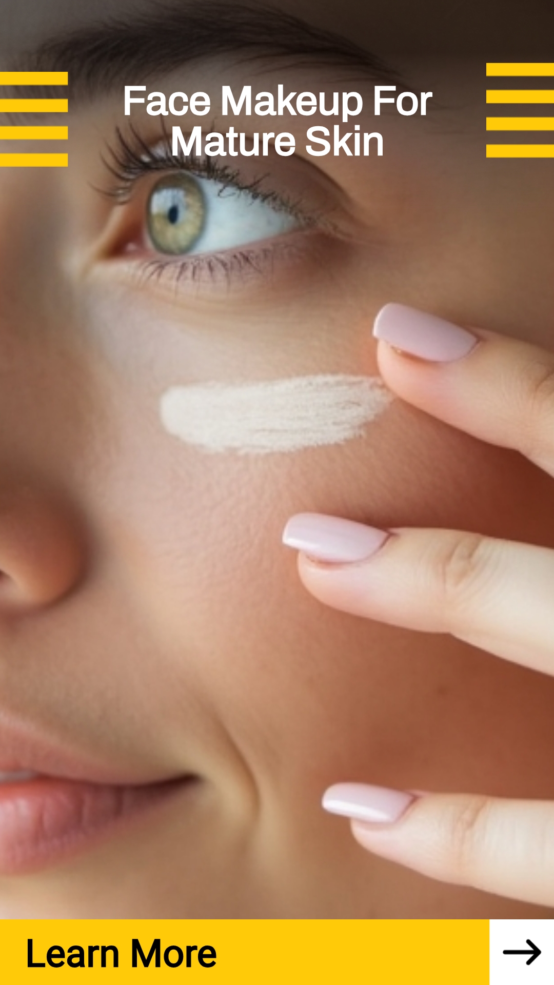 FAQInsider Viewlink Facebook ad: Gain Insights Into Face Makeup For Mature Skin.