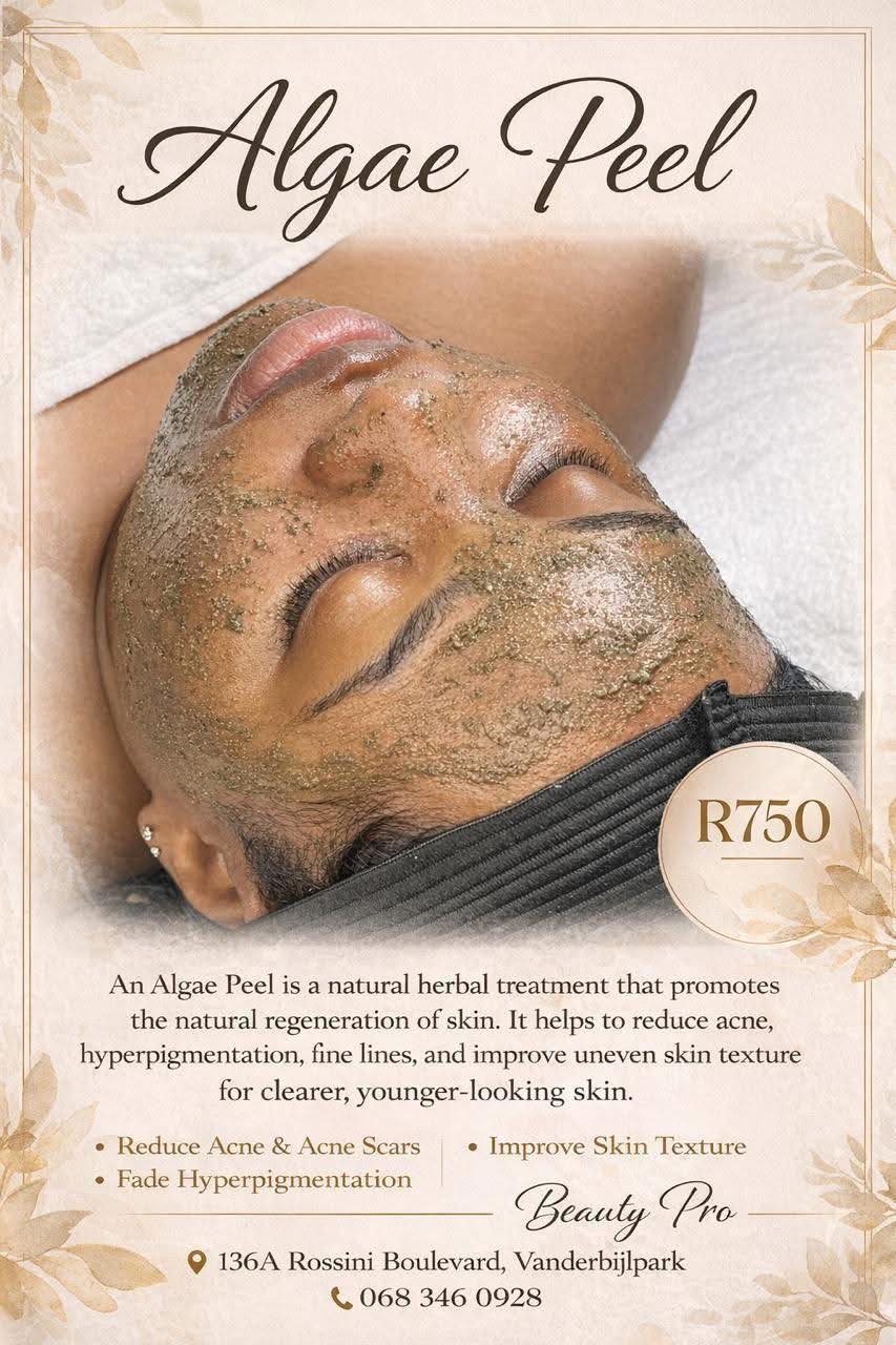 Beauty Pro Facebook ad: ALGAE PEEL SPECIAL