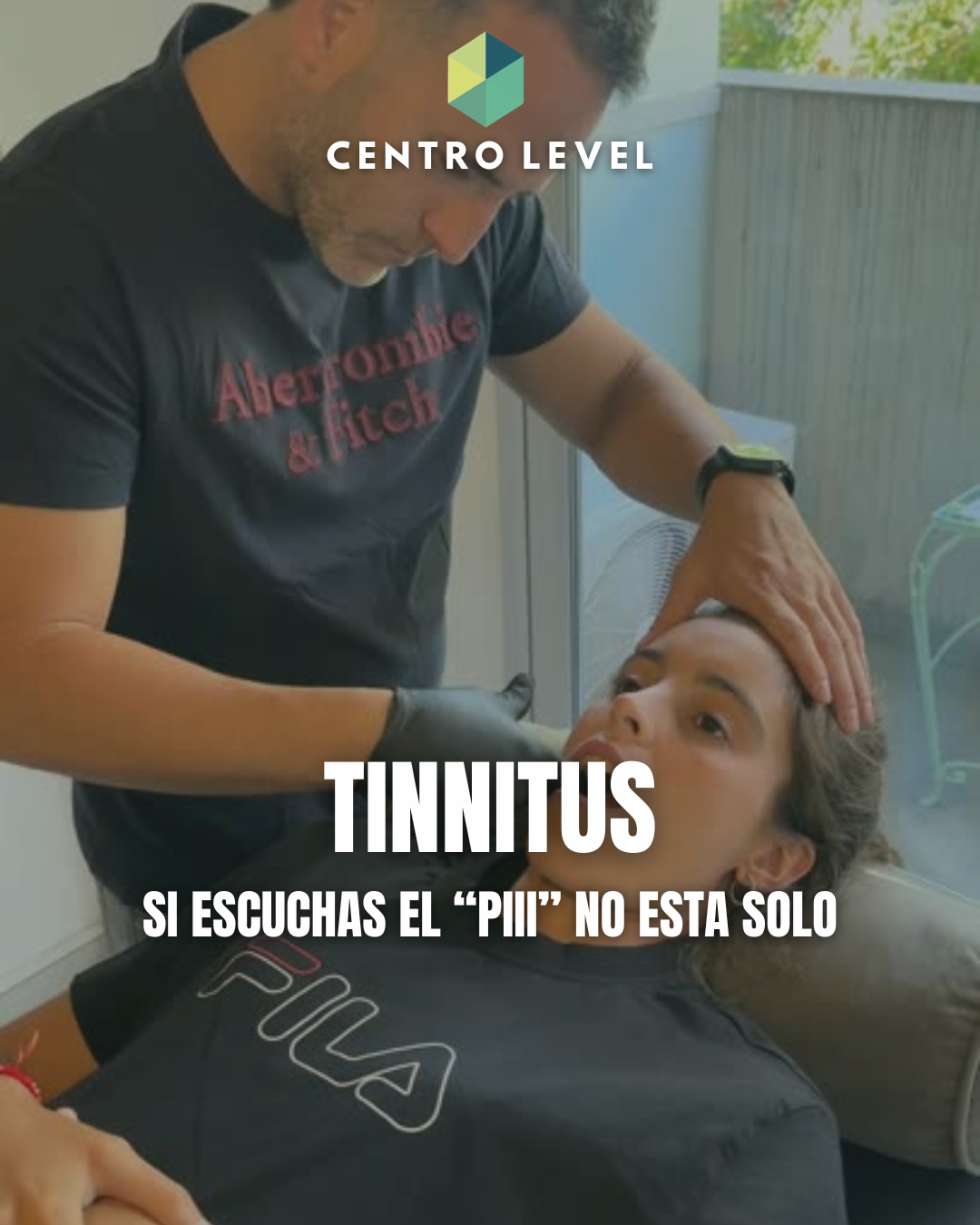 Centro Level Facebook ad: Ese pitido constante termina agotando mucho más de…