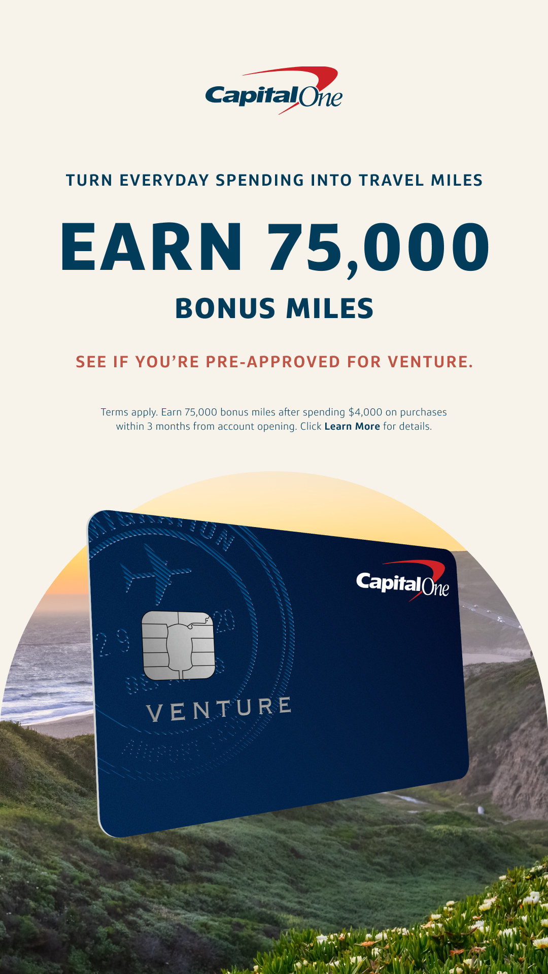 Capital One Facebook ad