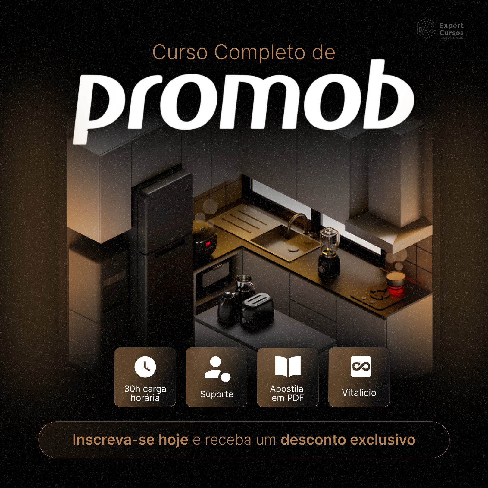 Expert Cursos Online Facebook ad