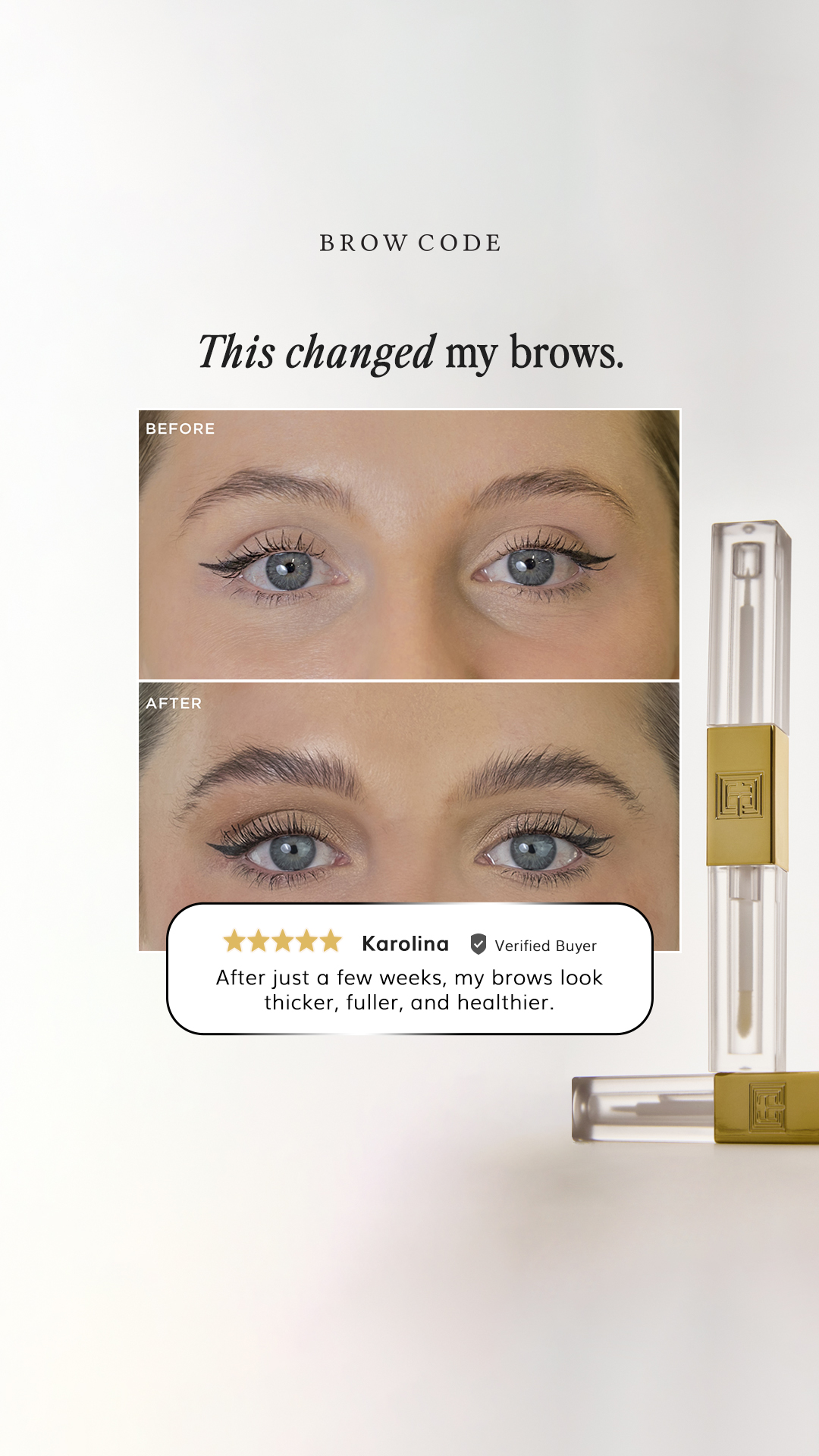 Brow Code Facebook ad