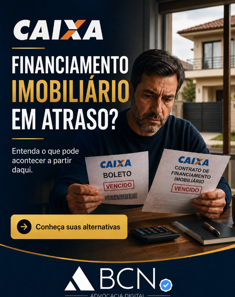 ABCN Advocacia Digital Facebook ad: Financiamento CAIXA em atraso?