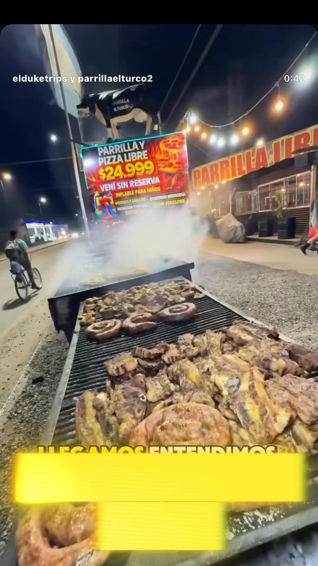 Parrilla El TURCO Facebook ad: Veni sin reserva