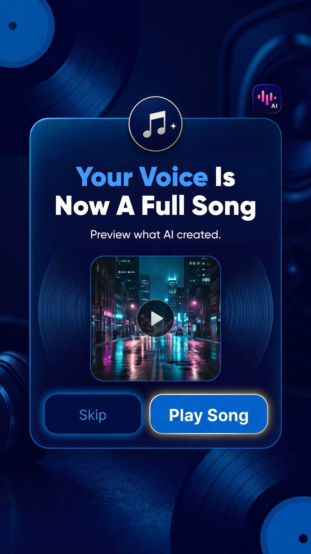 SoundDraw - AI Music Generator Facebook ad