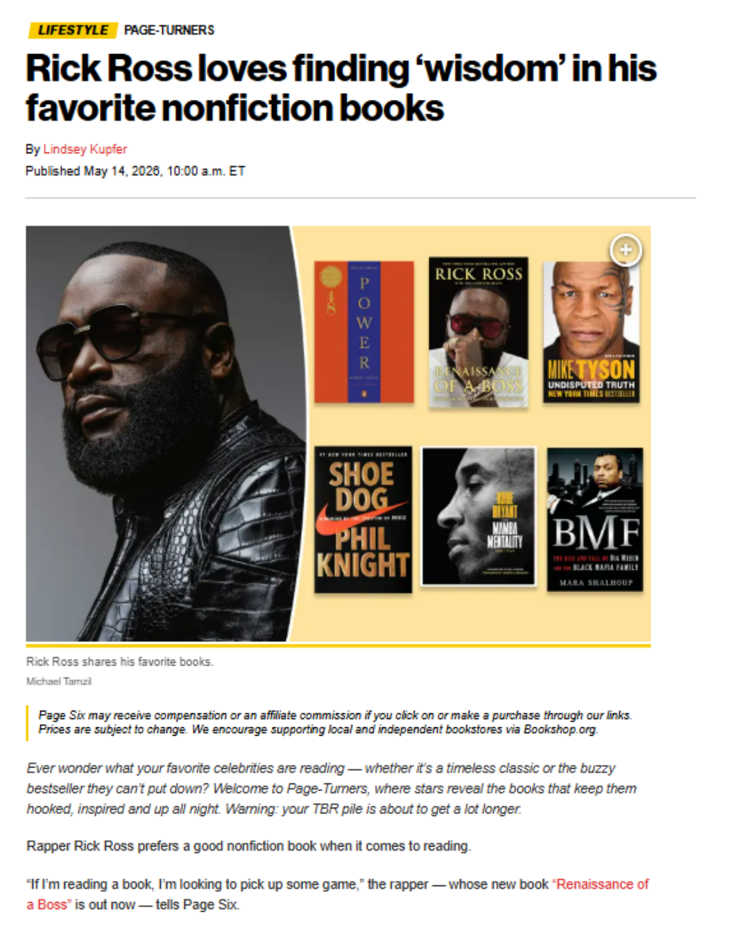 Rick Ross Facebook ad