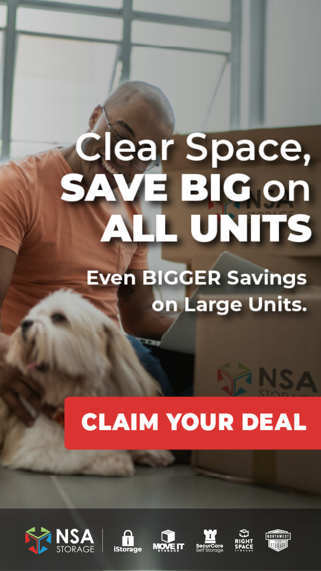 NSA Self Storage Facebook ad