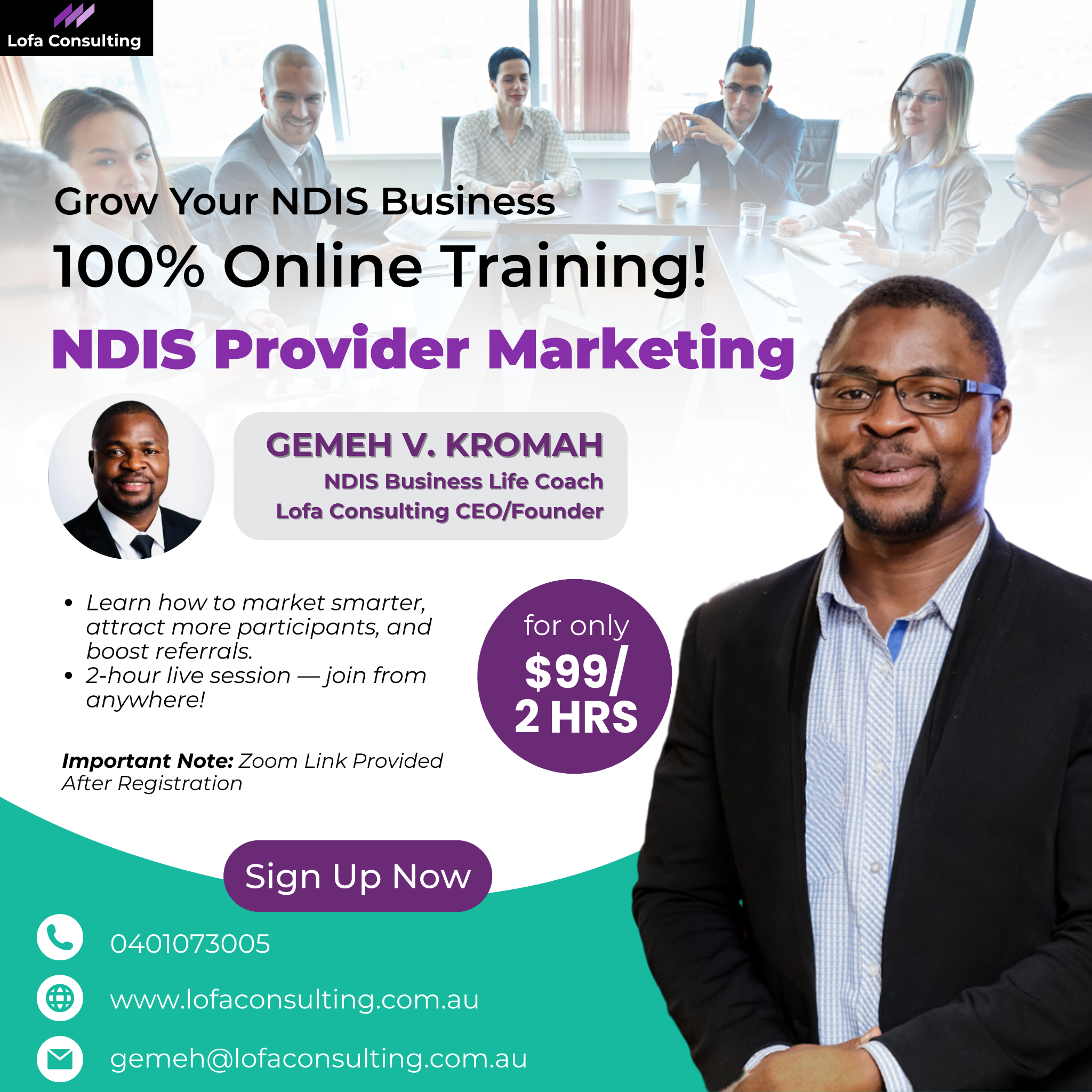LOFA Consulting Facebook ad