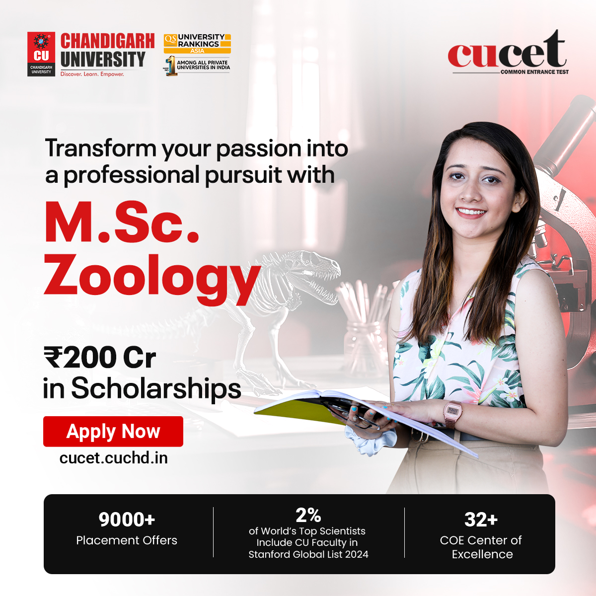 Chandigarh University-Mohali Facebook ad