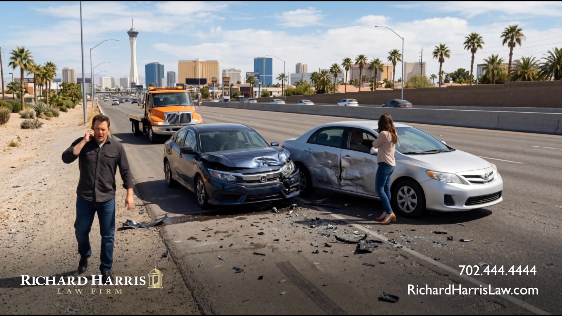 Richard Harris Law Firm Facebook ad: Get Help Today