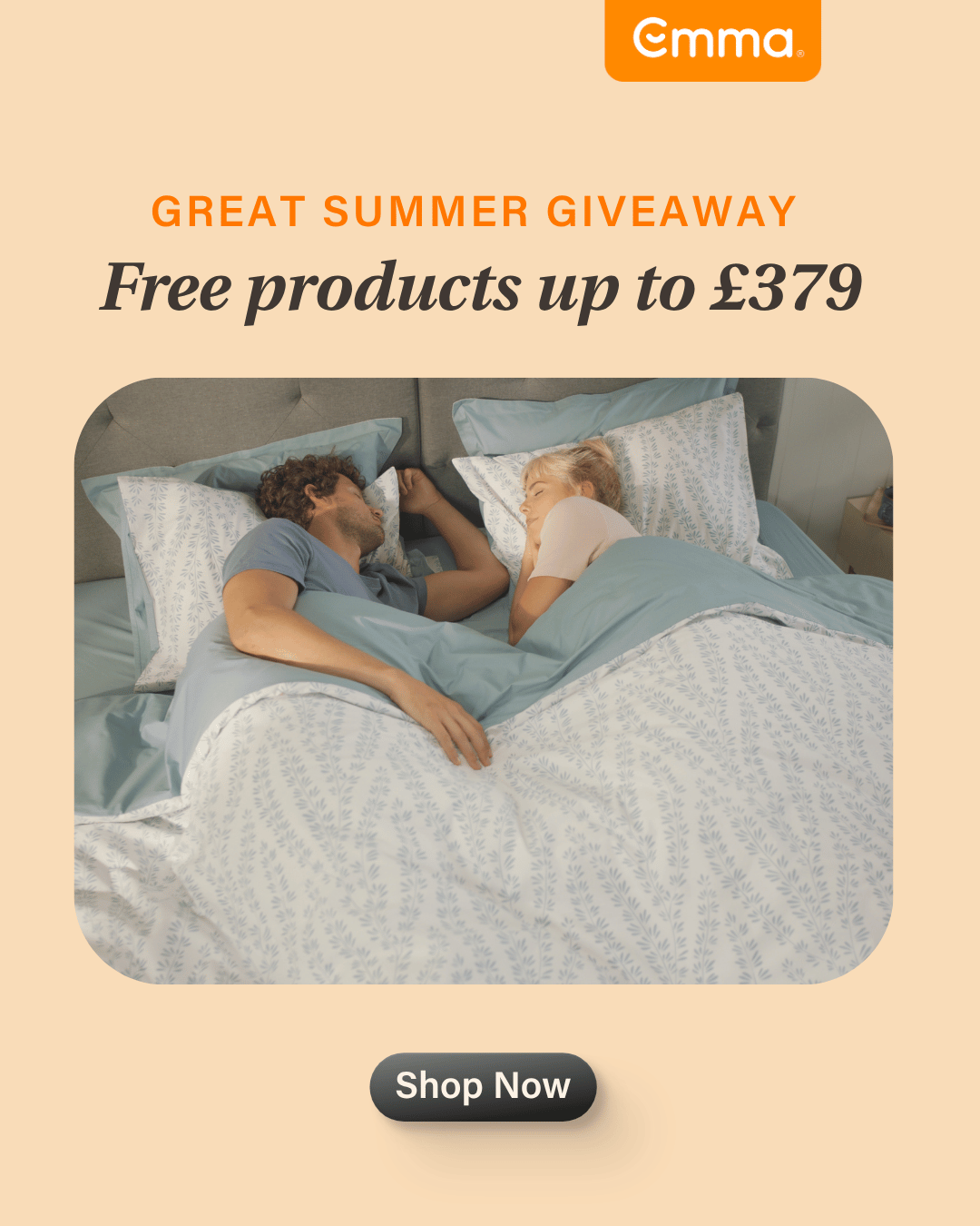 Emma Sleep UK Facebook ad