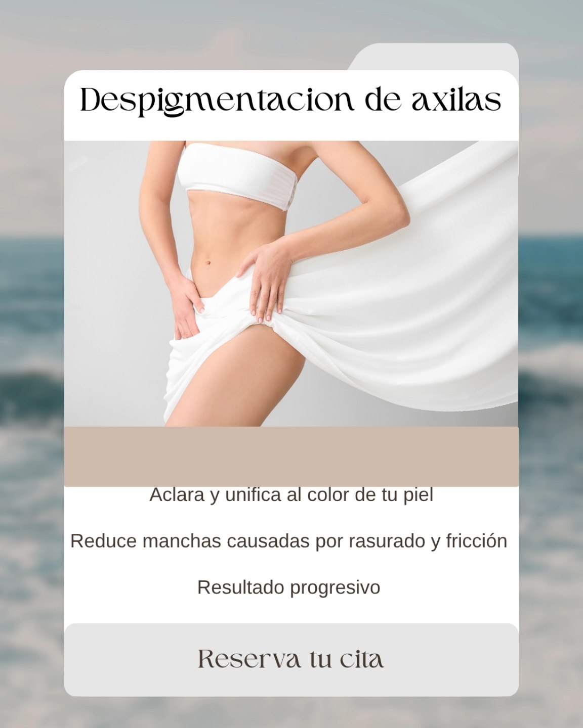 Bronws Microblanding Facebook ad: Despigmentacion de Axilas es un tratamiento estético…