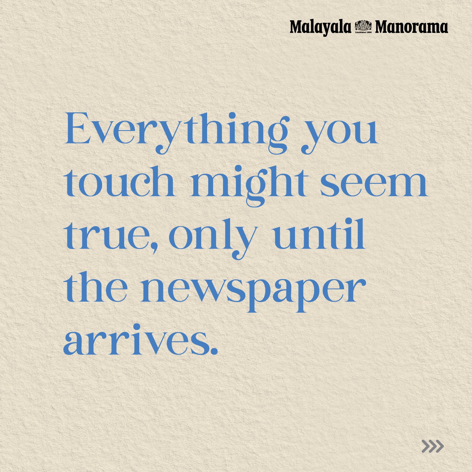 Malayala Manorama Facebook ad: Wake up to the truth