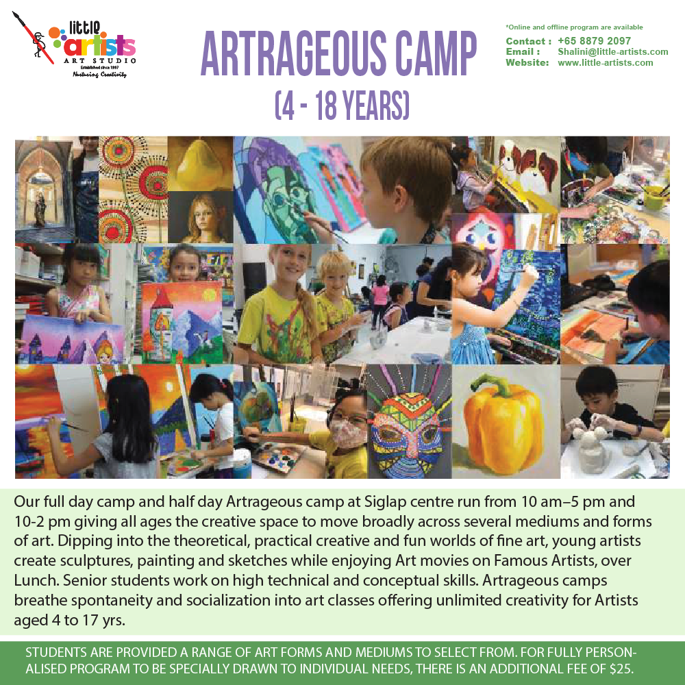 Little Artists Art Studio Facebook ad