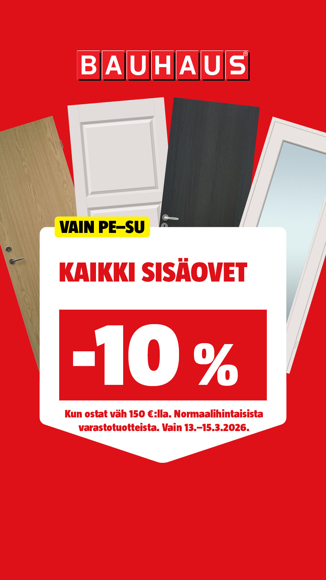 BAUHAUS Suomi Facebook ad