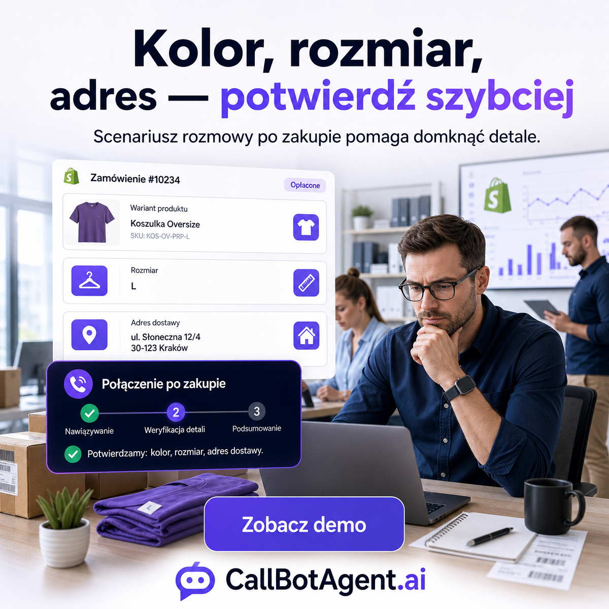 Callbotagent Facebook ad