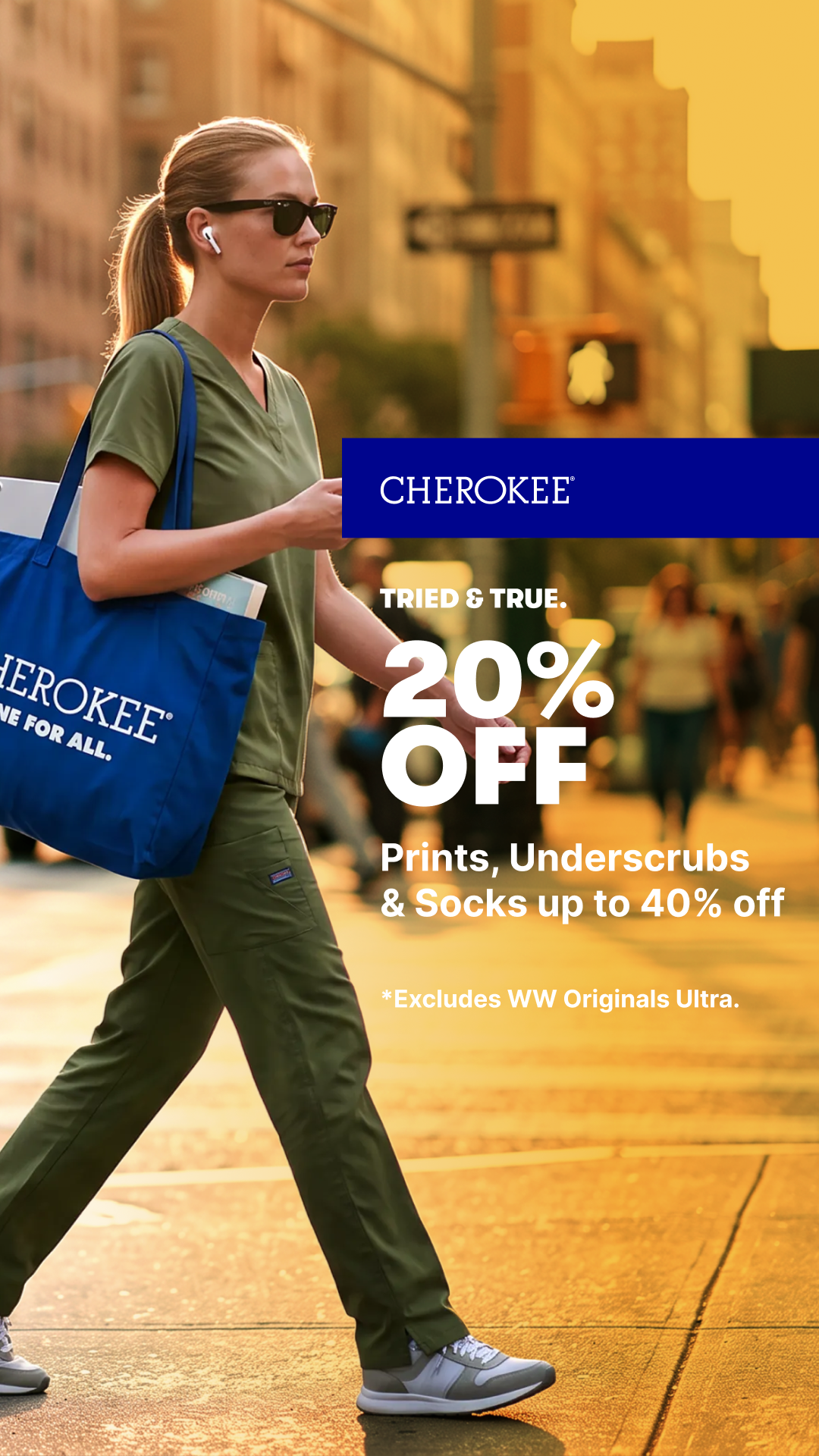 Cherokee Uniforms Facebook ad