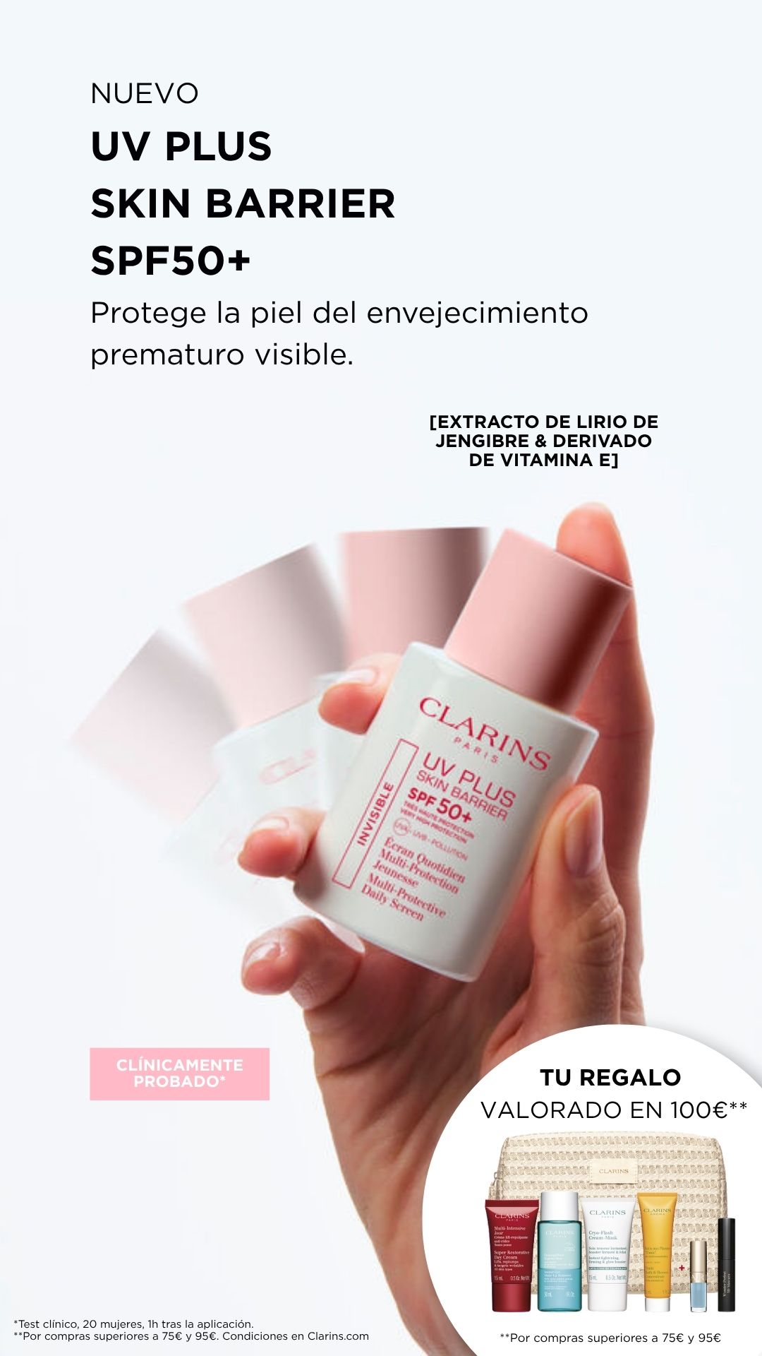 Clarins Facebook ad